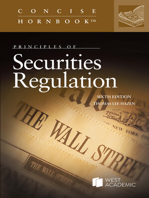 cover image of Principles of Securities Regulation